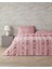 English Home Retro Flower Pamuklu Çift Kişilik Nevresim Seti 200X220 cm Pembe 1