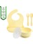 Yengeç Figürlü Vakumlu Silikon Beslenme Seti / Sarı 5