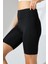 Yüksek Bel Toparlayıcı Spor Şort Tayt 21838 Siyah 3