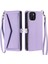 Cüzdan Crossbody Kılıf IPhone 13 Için Mini Kart Tutucu Cüzdan Kılıf Kadınlar Için (Yurt Dışından) 1