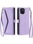 Cüzdan Crossbody Kılıf IPhone 14 Artı Fermuar Faturaları Yuvası Cüzdan Kılıf Için (Yurt Dışından) 1