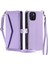 Cüzdan Crossbody Kılıf IPhone 14 Artı Fermuar Faturaları Yuvası Cüzdan Kılıf Için (Yurt Dışından) 5