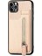 IPhone 11 Için Kılıf Pro Cüzdan Crad Yuvası Standı Fermuar Manyetik Araç Montaj (Yurt Dışından) 2