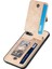 IPhone 11 Için Kılıf Pro Cüzdan Crad Yuvası Standı Fermuar Manyetik Araç Montaj (Yurt Dışından) 5