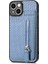 IPhone 14 Için Kılıf Crad Yuvası Cüzdan Manyetik Araç Montaj Standı Fermuar (Yurt Dışından) 3