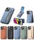 IPhone 14 Için Kılıf Crad Yuvası Cüzdan Manyetik Araç Montaj Standı Fermuar (Yurt Dışından) 5