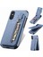 IPhone Xs Max Için Kılıf Standı Manyetik Araç Montaj Crad Yuvası Fermuar Cüzdan (Yurt Dışından) 1