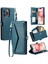 Cüzdan Crossbody Kılıf IPhone 14 Pro Max Kart Tutucu Fermuar Faturaları Yuvası (Yurt Dışından) 4