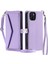 Kadınlar Için Cüzdan Crossbody Durumda IPhone 14 Cüzdan Durumda Fermuar Faturaları (Yurt Dışından) 1