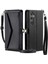 Cüzdan Crossbody Kılıf Samsung Galaxy A35 5g Fermuar Faturaları Yuvası Cüzdan (Yurt Dışından) 1