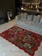Shape Koleksiyonu Bordo Tema Floral Çiçek Ve Sarmaşık Desenli Kreatif Modern Dekoratif Halı 16 2