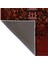 Written Koleksiyonu Bordo Tema Keep Off Yazılı Desenli Kreatif Modern Dekoratif Halı 11 5