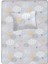 Pamuklu Bebek Aparalı Çarşaf 115X150 + Bebek Yastık Kılıfı 35X45 1