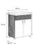 Mdf 80LIK Banyo Dolabı Alt Modül ve Hilton Lavabo Demonte Ürün 2