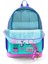 Turkuaz Pembe Dondurmalı Kedi Desenli Okul Sırt Çantası T23751 4