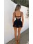 Göğüs Gloplu Sırt Dekolteli Bodysuit Model Dantel Tulum Kadın Elbise 4