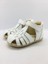 602 Ortopedik Unisex Ilk Adım Deri Sandalet - Beyaz 2