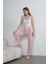 Kadın Kalp Baskılı Ince Lastikli Bel Pijama Altı 1