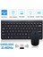 Ingilizce Mini Slim 2.4 Ghz Kablosuz Klavye Mouse Set 3