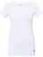 66002 Kadın Modal Kısa Kollu Yuvarlak Yaka T-Shirt-Beyaz 2