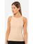 3403 Kadın Halter Yaka Fitilli Atlet T-Shirt-Ten 3