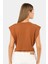3402 Kadın Vatka Görünümlü Crop T-Shirt-Tarcın 3