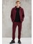 Fine Erkek Fermuarlı Bordo Sweatshirt 3