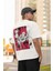 One Piece Luffy Tasarımı Sırt Baskılı Yüksek Kalite Kompakt Unisex Oversize T-Shirt 3