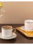 Rabecca New Bone China 4 Parça2 Kişilik Kahve Fincantakımı 90 ml Pembe 1