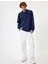 5WAM70091MK Koton Erkek Sweat Lacivert 2