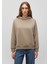 Kapüşonlu Kahverengi Sweatshirt1S10191-80656 3