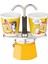 Set Mini Express Ocak Üstü Espresso Pişirici +2 Cups Lichtenstein Serisi, Sarı 1