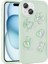 iPhone 15 Kılıf Kabartma Figürlü Parlak Zore Toys Silikon Kapak 1