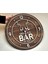 Barlara Özel Dekoratif Ceviz Ahşap Duvar Saati 35 cm -21 , Bar Duvar Saati , Cafe Duvar Saati , Özel Ahşap Saat 1