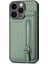 IPhone 15 Için Kılıf Pro Fermuar Cüzdan Manyetik Araç Montaj Crad Yuvası Standı (Yurt Dışından) 3