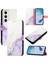 Samsung Galaxy S24 Fe Mermer Desen Pu Deri Cüzdan Kickstand (Yurt Dışından) 5