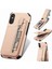 IPhone Xs Max Için Kılıf Standı Manyetik Araç Montaj Crad Yuvası Fermuar Cüzdan (Yurt Dışından) 1