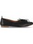 Bueno Shoes Siyah Deri Kadın Loafer 01Wr3114 1