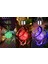 3 Adet Dekoratif Bağ Bahçe Balkon Dış Mekan Solar Güneş Enerjili Dekoratif Rgb LED Işık Spiral Işık Solar Rüzgar Gülü 2