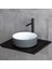 E-W5002GB Tezgah Üstü Lavabo Mat Gri & Parlak Beyaz 3