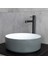 E-W5002GB Tezgah Üstü Lavabo Mat Gri & Parlak Beyaz 4