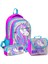 Pembe Gri Unicorn Ilköğretim Çantası + Thermo Beslenme Çantası + Kalemlik 3'lü Set 1