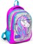 Pembe Gri Unicorn Ilköğretim Çantası + Thermo Beslenme Çantası + Kalemlik 3'lü Set 2