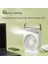 Klima Fanı USB Kişisel Hava Soğutucu Mini Nemlendirici Misting Fan 7 Renk LED Işıkları ile Taşınabilir Fan-Yeşil (Yurt Dışından) 2