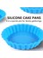 8 Adet Silikon Kek Tavaları, Yapışmaz Yuvarlak Pasta Kalıpları, Muffin, Kiş, Pasta Için Yuvarlak Oluklu Turta Pişirme (4 Inç) (Yurt Dışından) 2