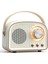 Retro Mini Bluetooth Hoparlör Klasik Müzik Çalar Ses Stereo Subwoofer Taşınabilir Dekorasyon Hoparlörler Ev A (Yurt Dışından) 1