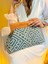 Bahram - Ahşap Burslu Kumaş Portföy Çanta, Clutch, El Çantası 1