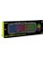 Rainbow Bkb8 Rgb Gaming Kalavye Kablolu Mekanik 105 Tuşlu LED Işıklı Oyuncu Klavye + Mouse 2