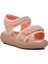 24-402-F Pudra Simli Ortopedik Taban Çocuk Sandalet 3