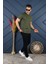 Erkek Basic Bisiklet Yaka T-Shirt & Iki Iplik Eşofman Altı Regular Fit Eşofman Takımı 1